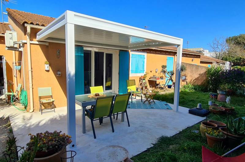 Installation d'une pergola bioclimatique à Martigues